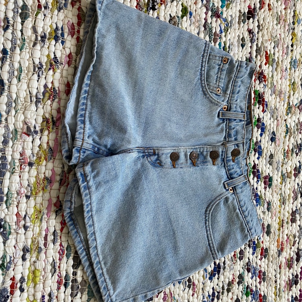 Denim shorts